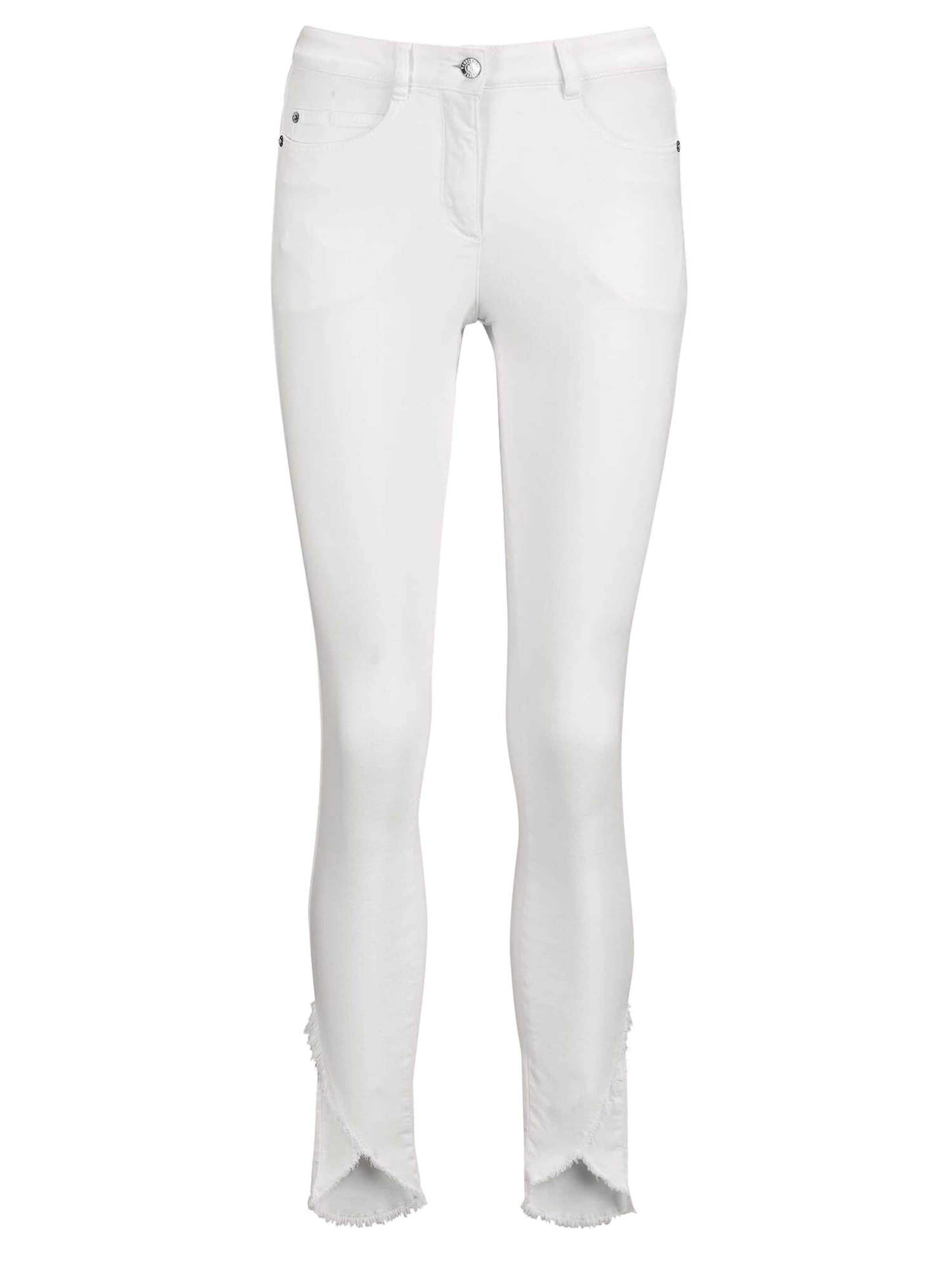 MADELEINE Slimfit Jeans in Wit: voorkant