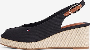 TOMMY HILFIGER Босоножки в Черный: спереди