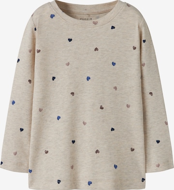 NAME IT Shirt 'NMFNUTTI' in Beige: voorkant