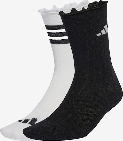 ADIDAS SPORTSWEAR Sporta zeķes 'Glow Sock 2 Pack', krāsa - melns / balts, Preces skats