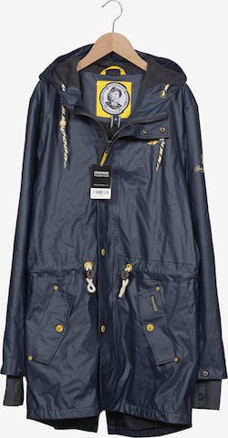 Schmuddelwedda Mantel M in Blau: Vorderseite