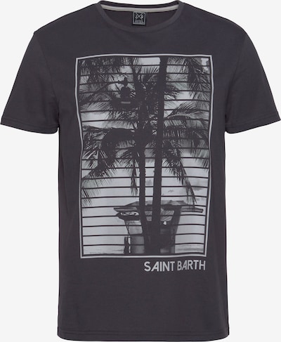 JOHN DEVIN Shirt 'Palm' in anthrazit / weiß, Produktansicht