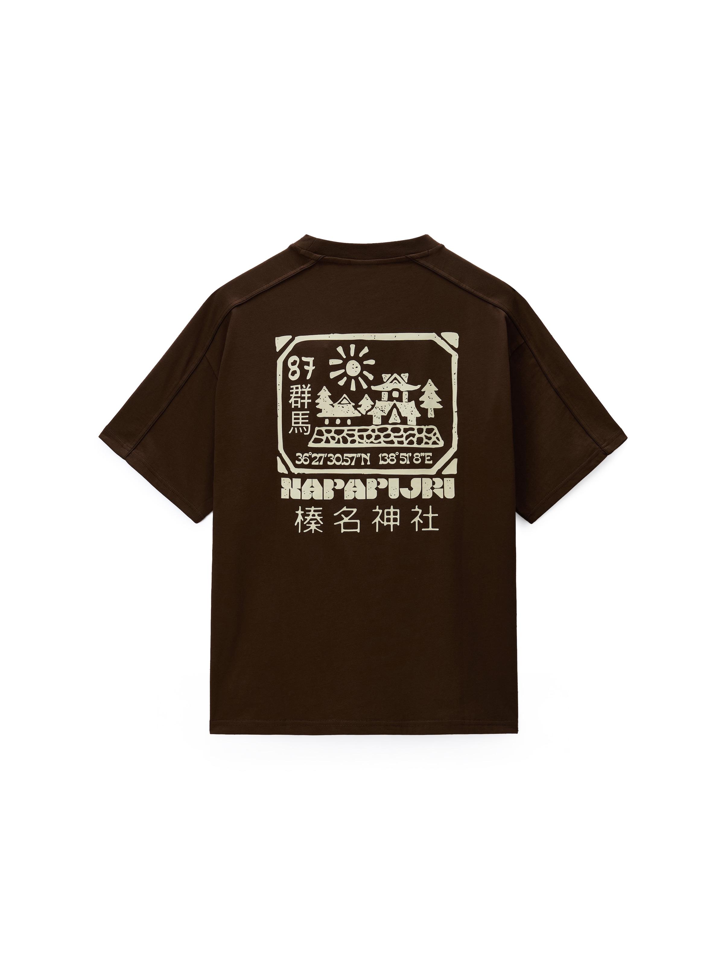 NAPAPIJRI Shirt 'TEZA' in Brown
