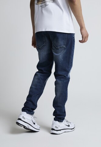 Alessandro Zavetti Slimfit Džíny – modrá