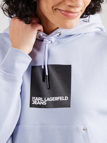 Sweat-shirt KARL LAGERFELD JEANS en bleu