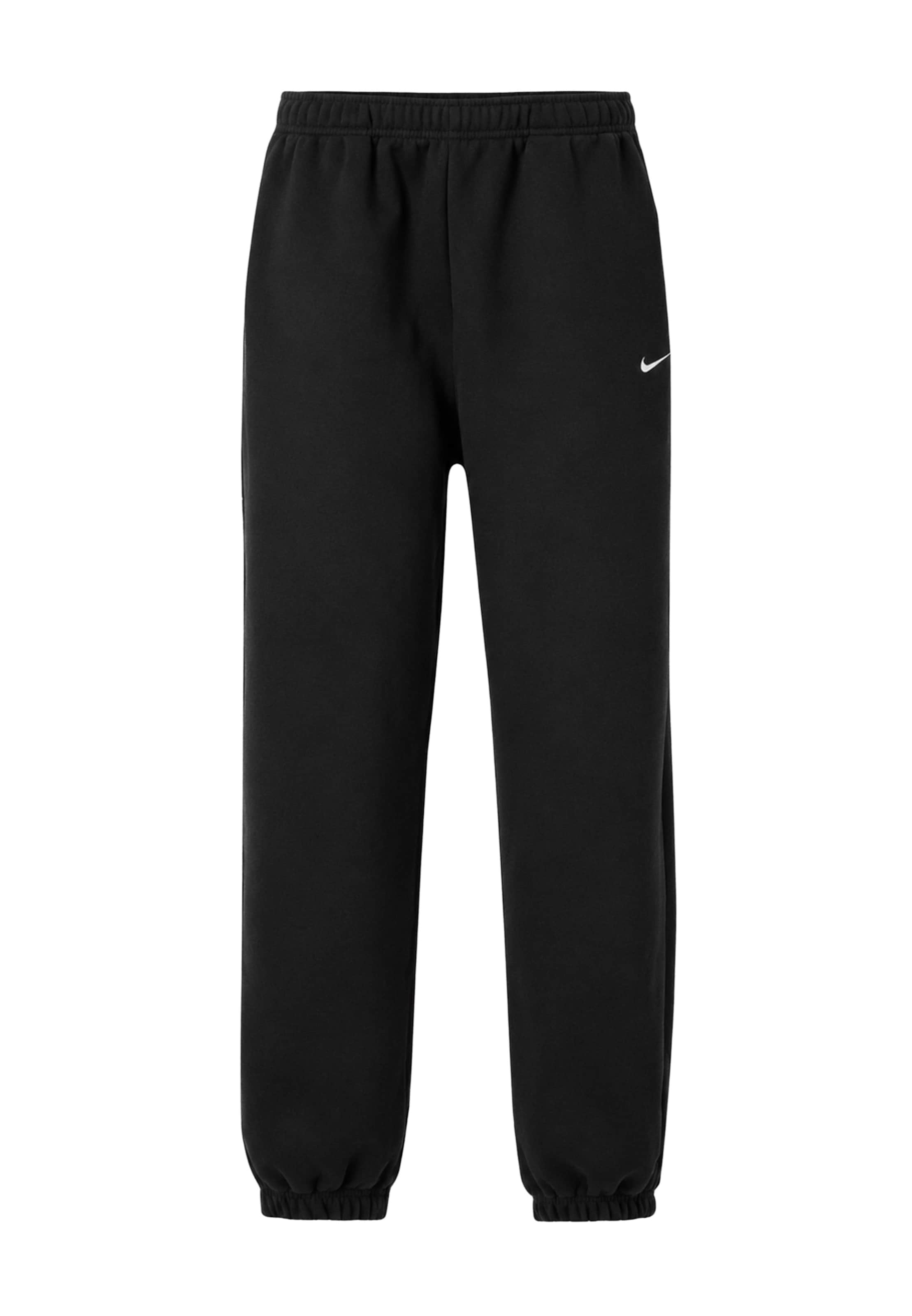 Tapered Pantaloni 'Studio Fleece' di Nike Sportswear in nero: frontale