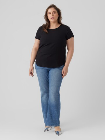 Vero Moda Curve T-shirt 'REBECCA' i svart