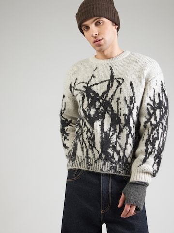 WEEKDAY Trui 'Emilio' in Beige: voorkant