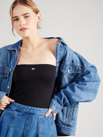 Tommy Jeans Τοπ 'ESSENTIAL' σε μαύρο