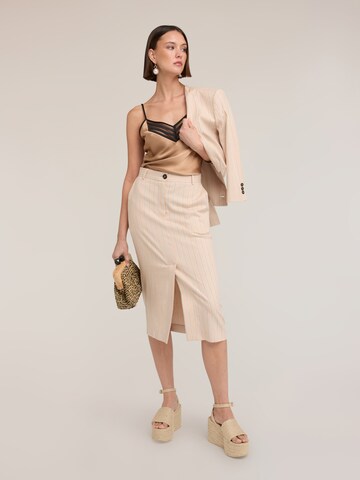 Gonna di MOTIVI in beige