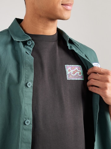 juoda BILLABONG Marškinėliai 'CRAYON WAVE'