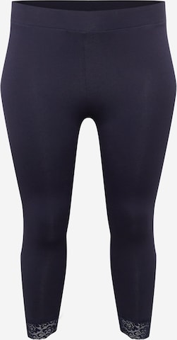 ONLY Carmakoma Leggings in Blue: front