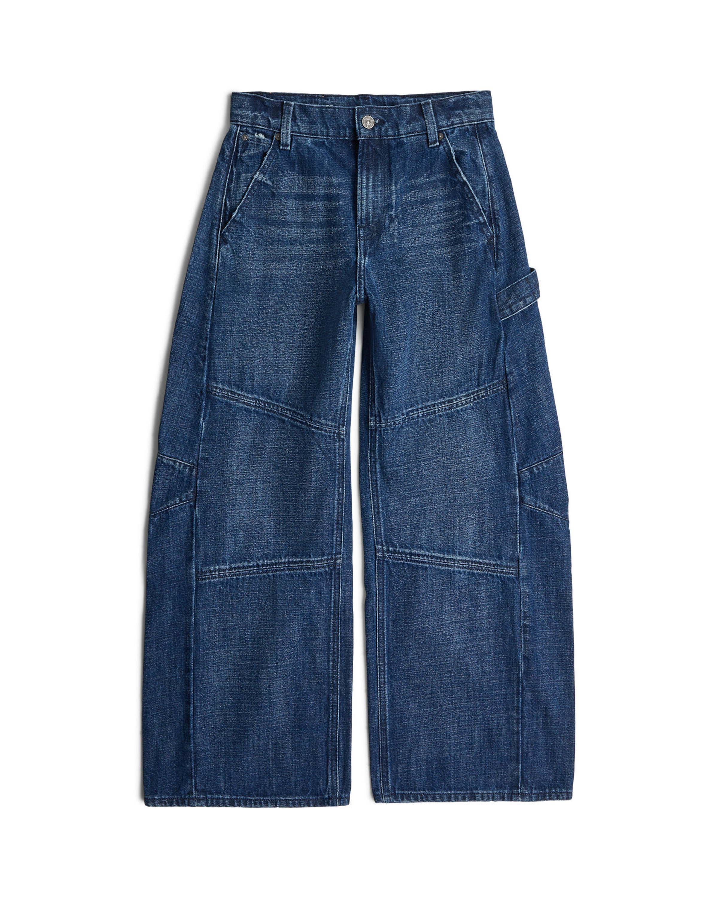 G-STAR Loosefit Jeans 'Girls Bowey Extreme Carpenter Jeans' in Blauw: voorkant