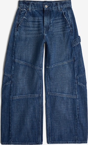 G-STAR Loosefit Jeans 'Girls Bowey Extreme Carpenter Jeans' in Blauw: voorkant