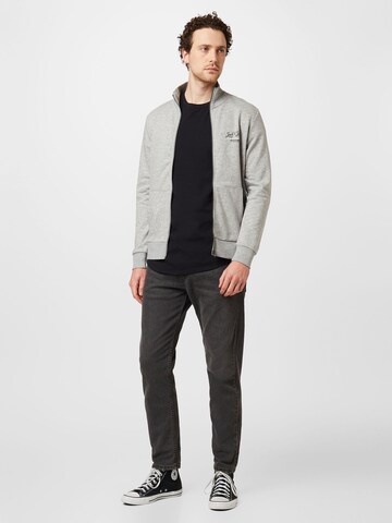 JACK & JONES - Sudadera con cremallera 'ANDY' en gris