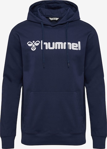 Hummel Sportsweatshirt 'GO 2.0' in Blauw: voorkant