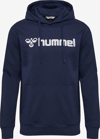 Sweat de sport 'GO 2.0' Hummel en bleu : devant