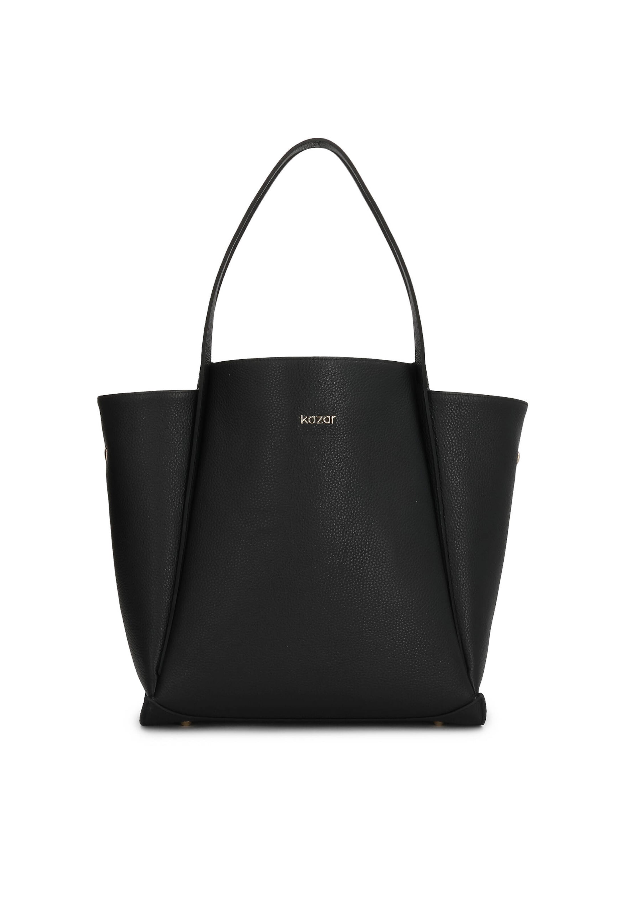 Kazar Shopper in Black: front