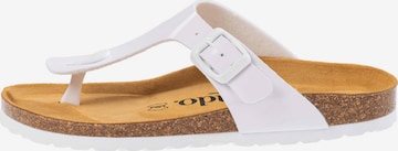 Palado T-Bar Sandals 'Kos' in White