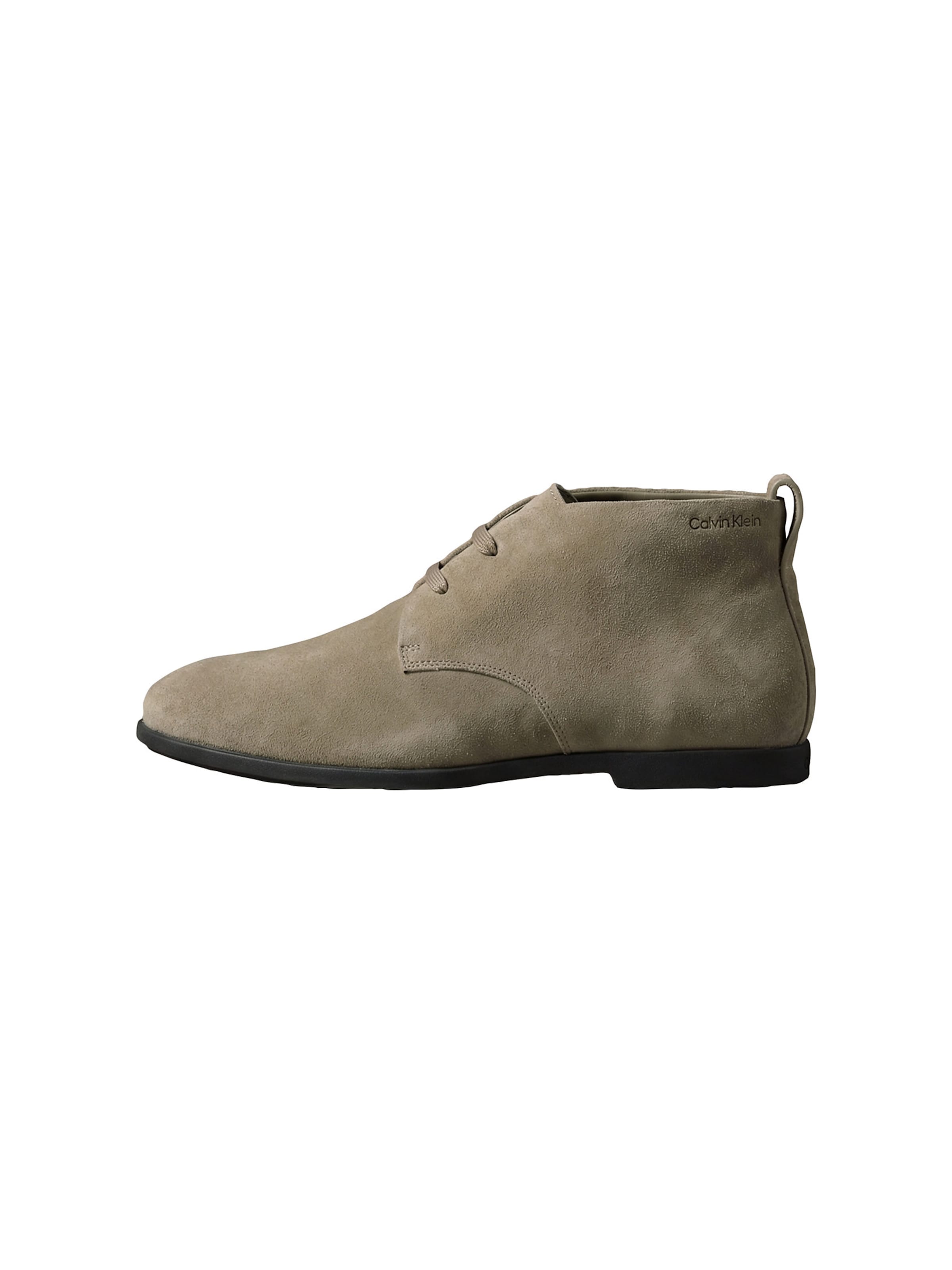 Calvin Klein Chukka Boots in Groen: voorkant