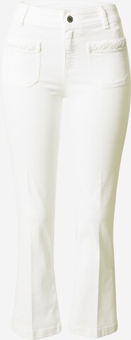 Liu Jo Slimfit Farkut 'ZAMPETTA' värissä valkoinen: edessä