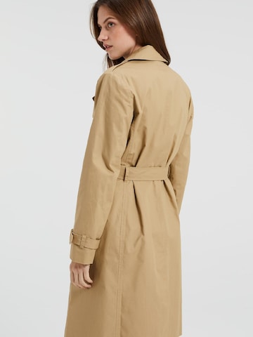 WE Fashion Between-seasons coat in Brown