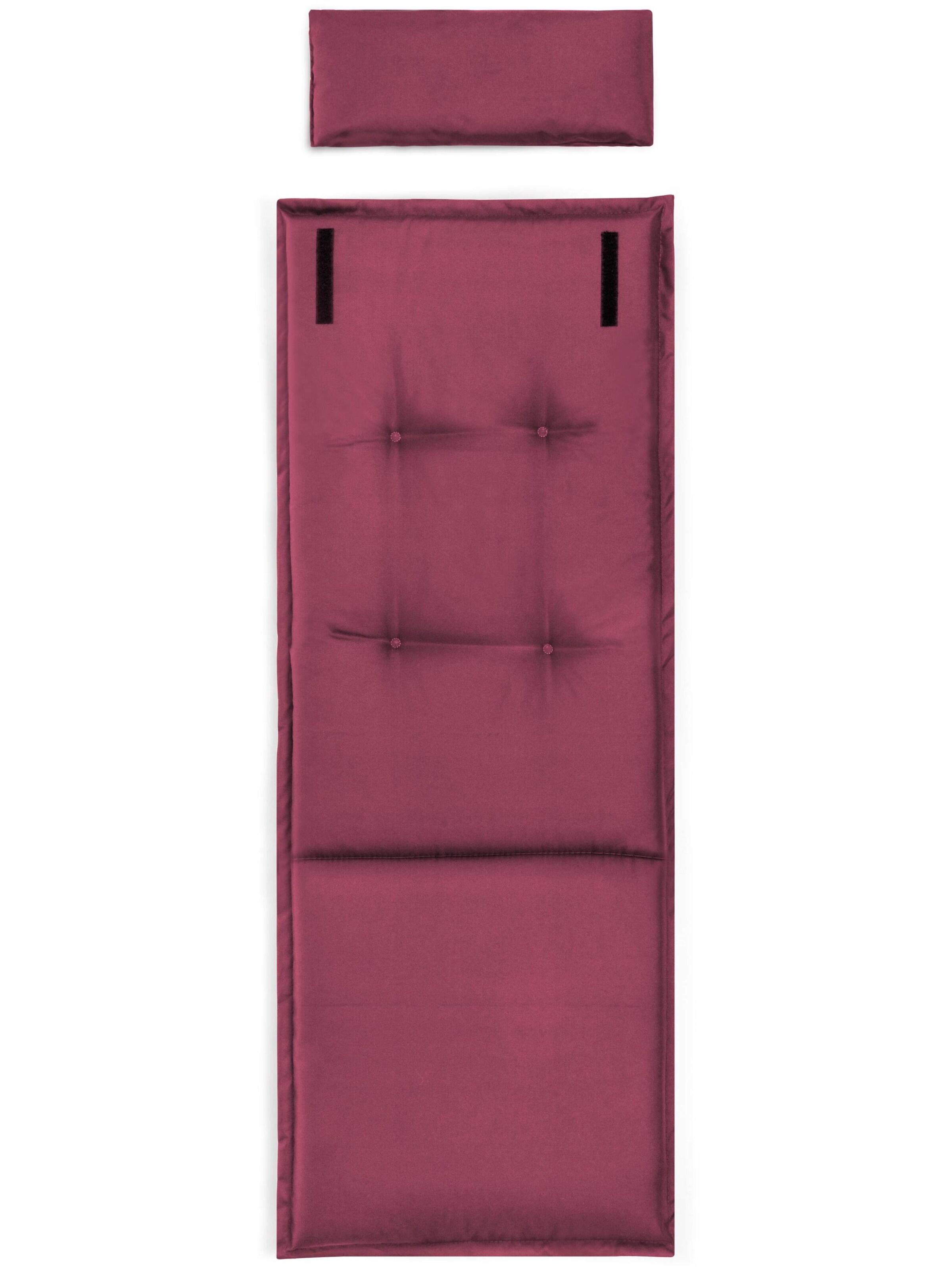 Aspero Stuhlauflagen 'Palermo' in Rot: Vorderseite