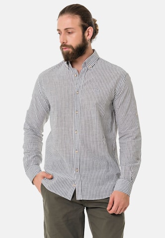 CIPO & BAXX Regular fit Button Up Shirt in Grey: front