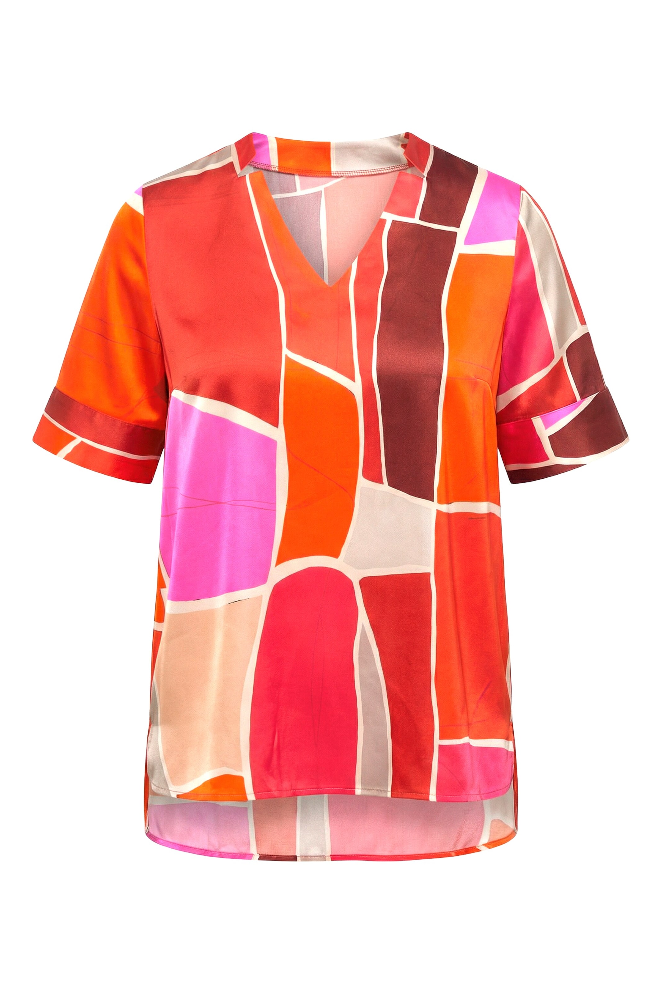 Ulla Popken Blouse in Red: front
