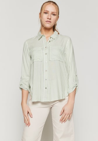 Camicia da donna di Hailys in verde: frontale