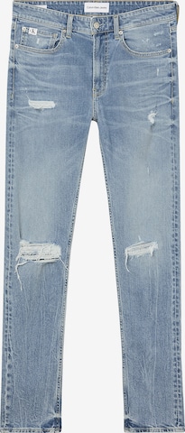 Slimfit Jeans de la Calvin Klein Jeans pe albastru: față