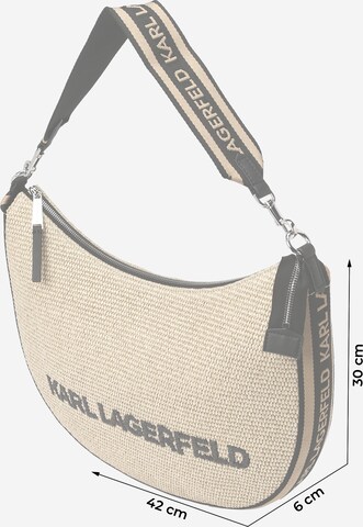 Karl Lagerfeld - Bolso de mano en beige