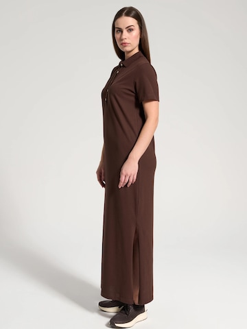 NOWIHT Jurk 'Seraphine' in Bruin