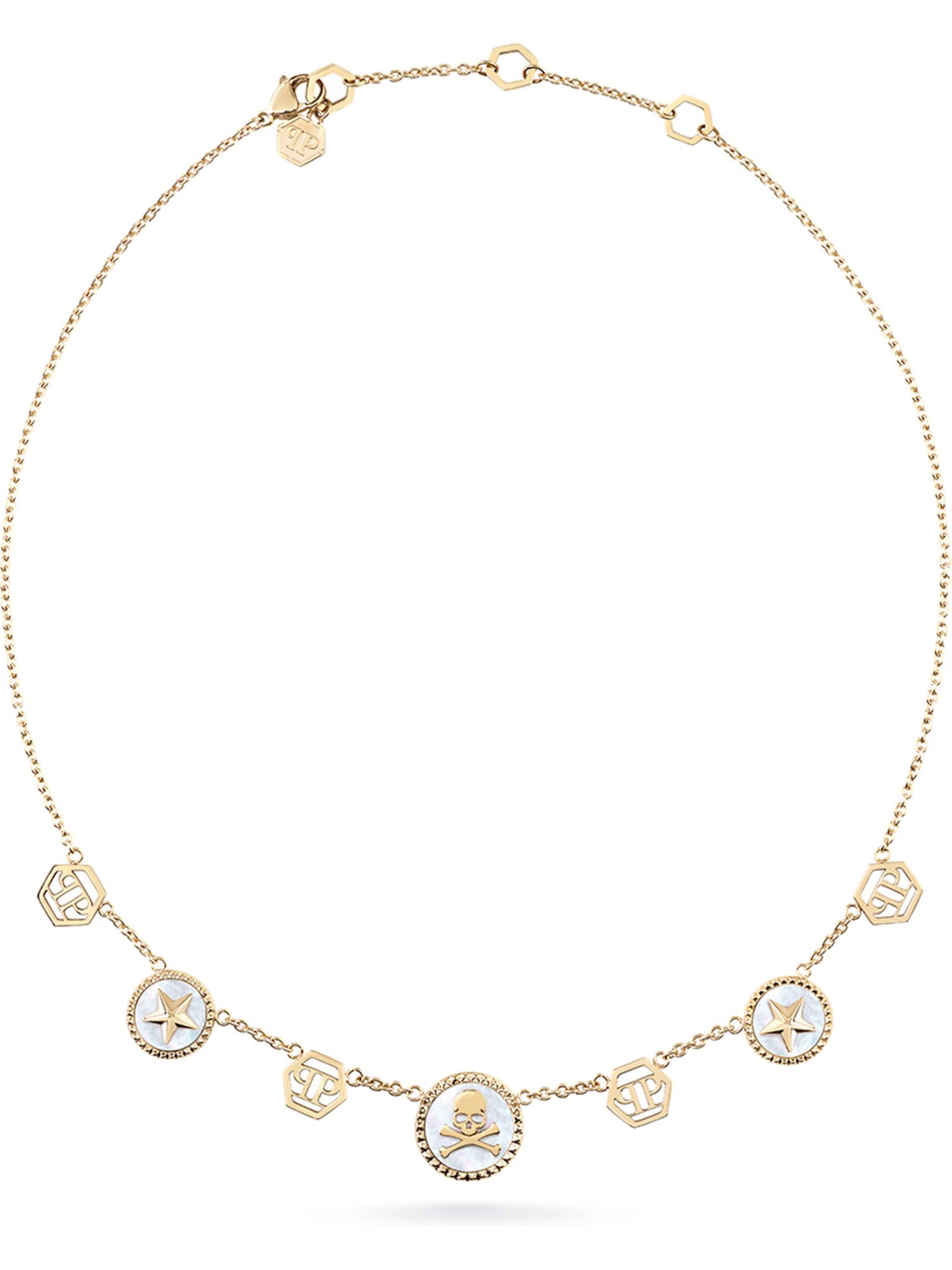 Philipp Plein Kæde i guld: forside