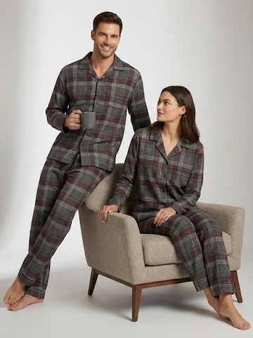 La V Pajama in Grey