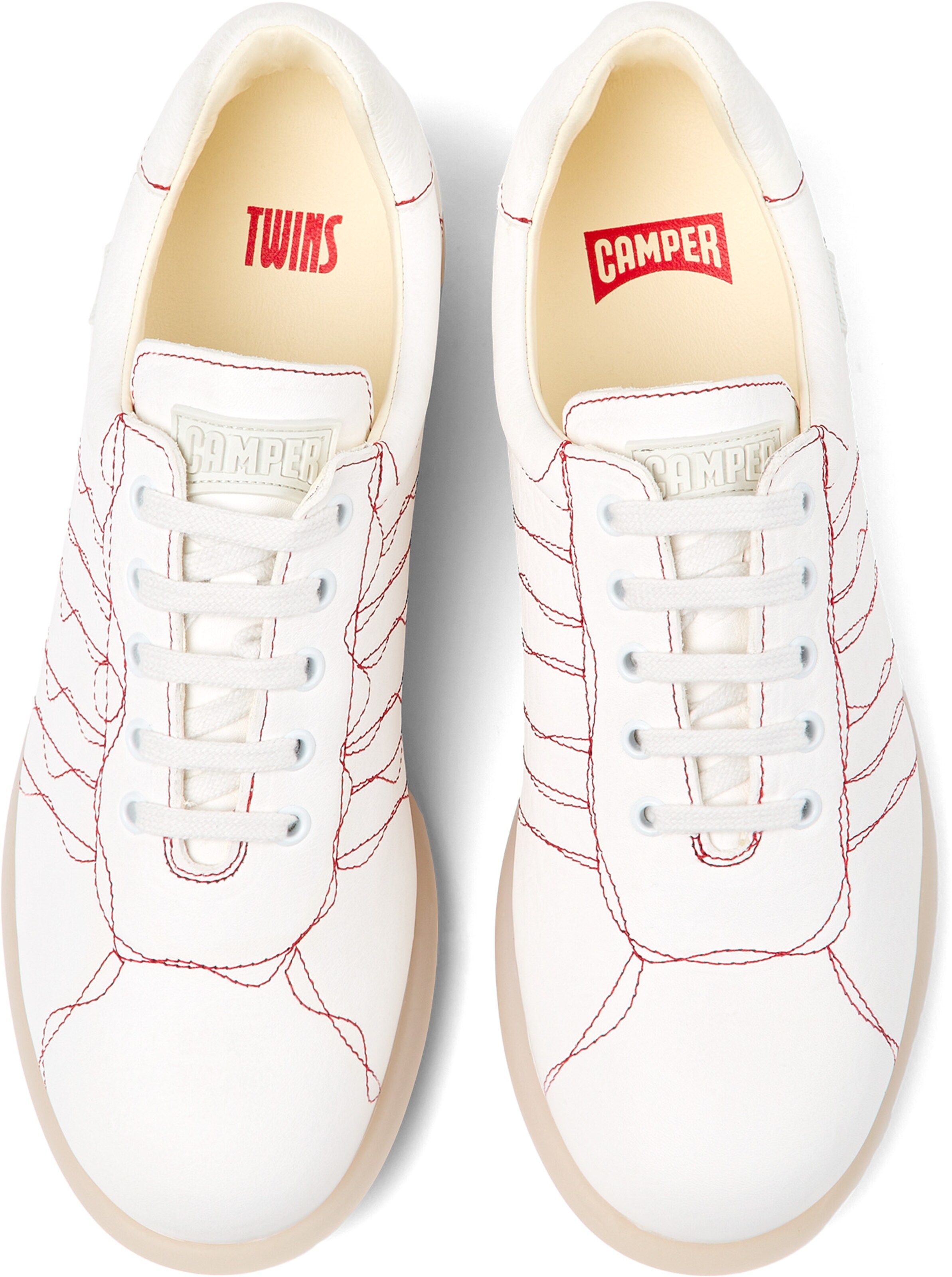 Sneaker bassa 'Pelotas Ariel Hella' di CAMPER in bianco