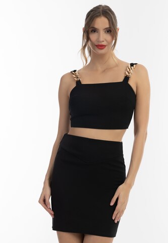 faina Top in Schwarz