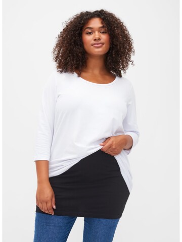 T-shirt 'EXTENDER' Zizzi en noir : devant