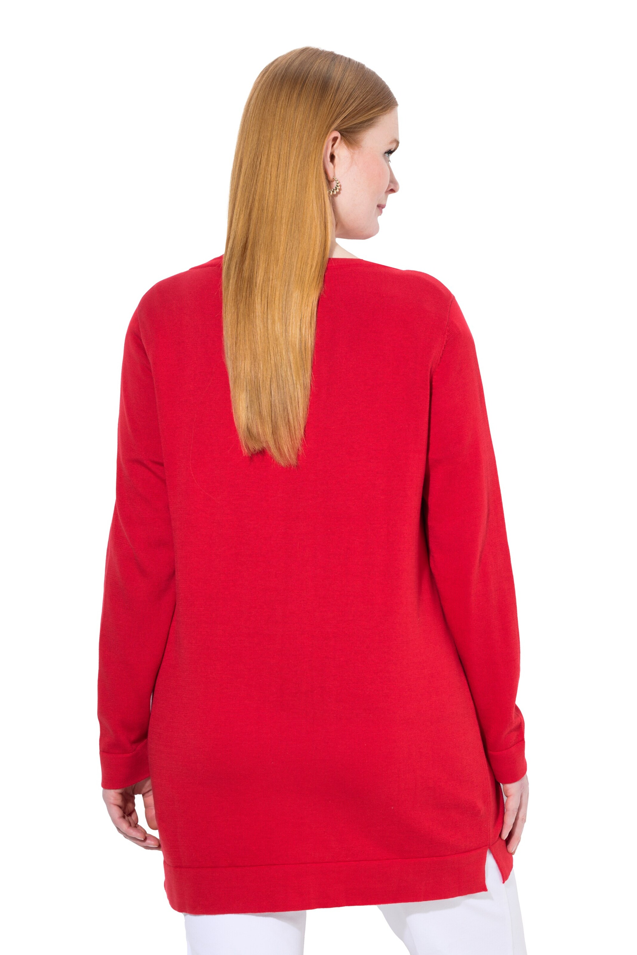 Ulla Popken Strickjacke in Rot