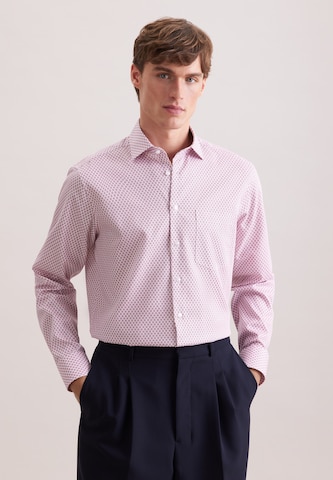 Coupe regular Chemise business 'Schwarze Rose' SEIDENSTICKER en rose : devant