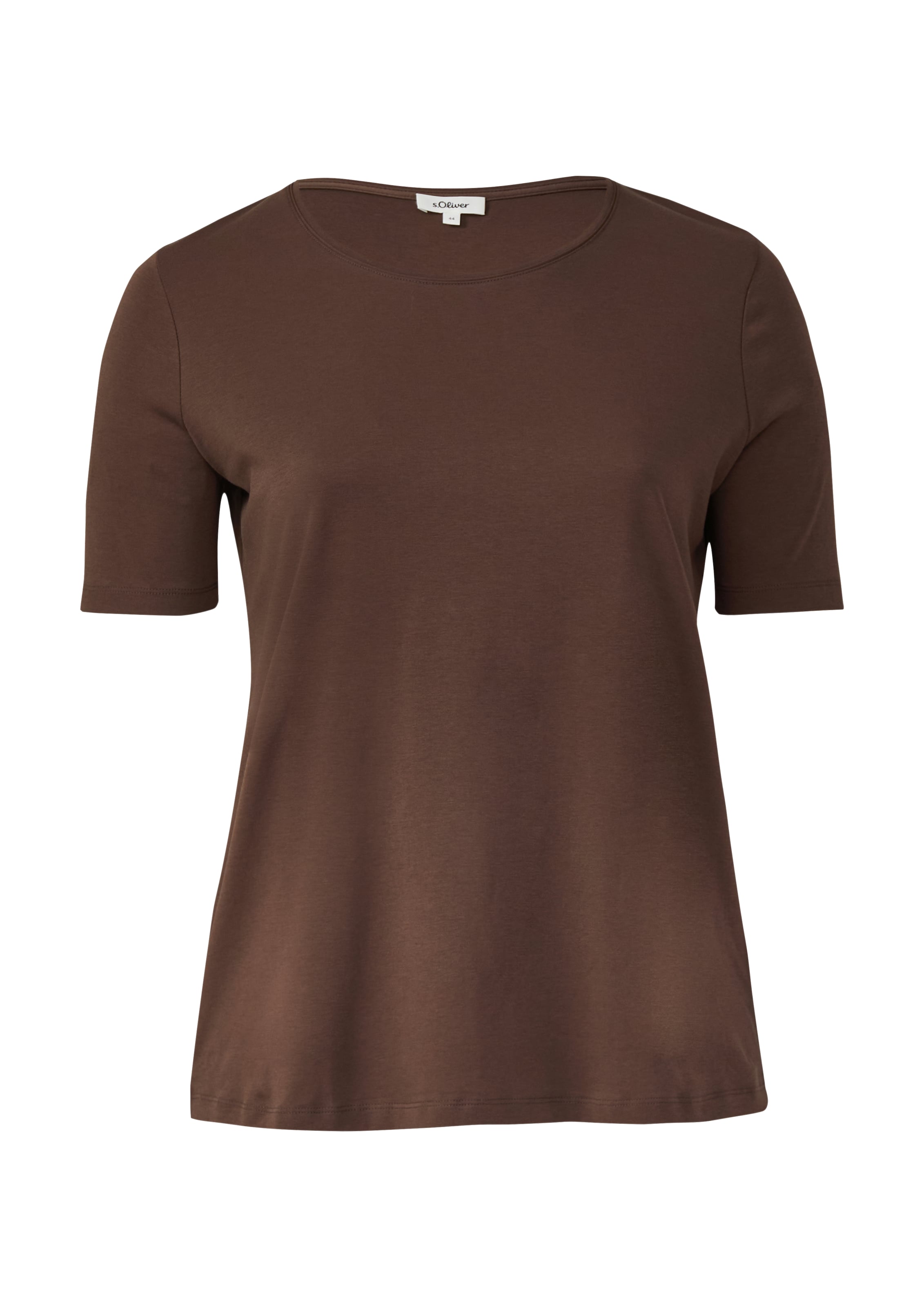 s.Oliver Red Label Plus Shirt in Brown: front