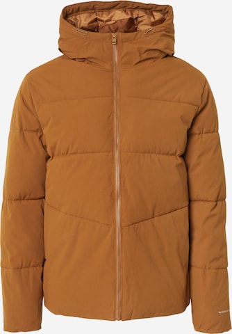 ruda JACK & JONES Žieminė striukė 'JJGLOBAL': priekis