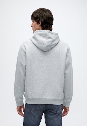 WEEKDAY - Sudadera con cremallera 'Classic' en gris: atrás
