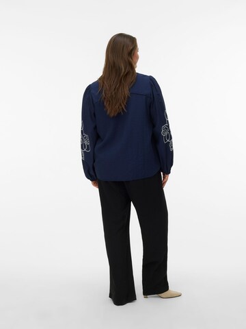 Vero Moda Curve Blouse 'VMCanya' in Blue