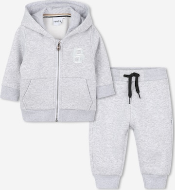 Tuta da jogging di BOSS in grigio: frontale