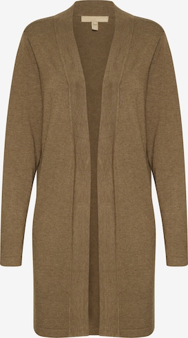 Cardigan 'Annemarie' CULTURE en marron : devant