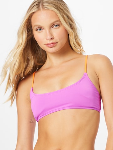Cotton On Body Bikini Top in Purple: front