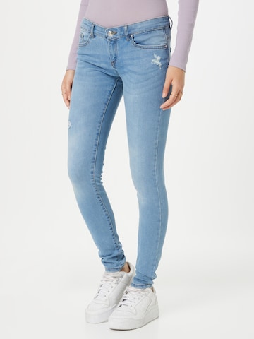 Skinny Jean ONLY en bleu : devant