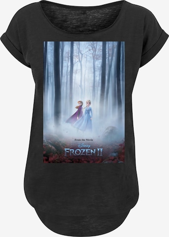 T-shirt 'Disney Frozen 2 Movie Film Poster' F4NT4STIC en noir : devant