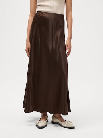 MSCH COPENHAGEN Skirt 'Nicolette Ullas' in Brown: front